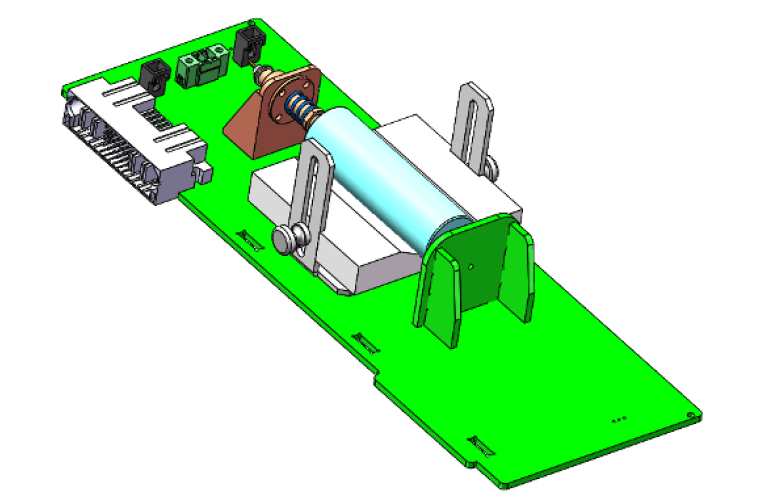 arbin 100 a, 1 channel cylindrical cell battery holder