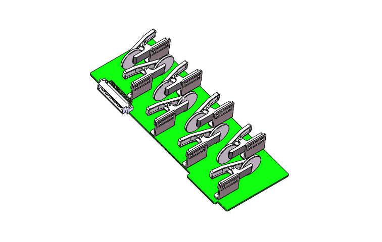 arbin 2 a, 8 channel coin cell battery holder